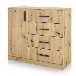Скрин Mod 3008, Дъб артисан - Bogdan Furniture I