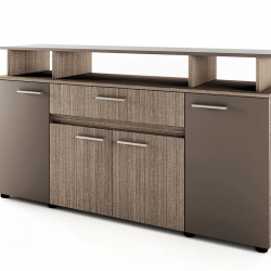 Скрин Mod 3056, Мока/Лате - Bogdan Furniture I