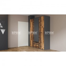 Трикрилен гардероб модел 1032 - Bogdan Furniture I