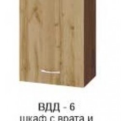 Шкаф с врата и рафт (десен/ляв) ВДД-306 - Module Stejar Gran Sasso cu Wenge