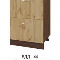 Шкаф с две чекмеджета ВДД-144 - Module Stejar Gran Sasso cu Wenge