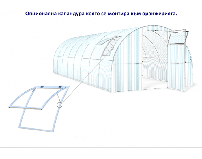 Капандура за оранжерия Primaterra Window - Инструменти, Аксесоари за градината