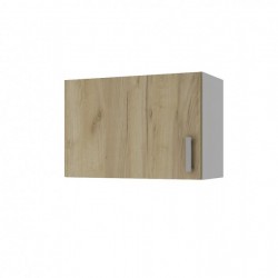 Модул Кети 8 горен шкаф, Бяло и дъб сонома - Bogdan Furniture Kom