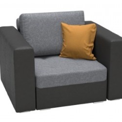 Фотьойл Luna New с подлакътници, с дамаска А** - Mobilier tapițat