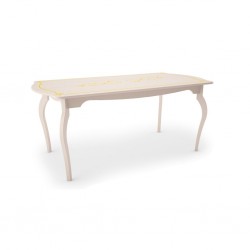 Трапезна маса Сиана, Бяла, 160/90/75 см - Bogdan Furniture Mip