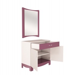 Тоалетка с Скрин Мебели Богдан Модел BM Ana, с огледало - Bogdan Furniture Mip