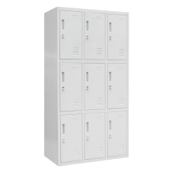 Метален шкаф модел Memo-CR-1274 J - сив - Mobilier metalic
