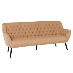 Триместно канапе Sonata Bergen, Оранжев, Дърво и Метал - Mobilier tapițat