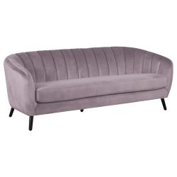 Триместно канапе Sonata Greta, Бебешко розово, Височина 76 см - Mobilier tapițat