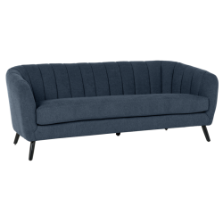Триместно канапе Sonata Greta, Тъмносин, 204 см,  Дамаска - Mobilier tapițat