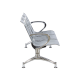 Посетителска пейка  Sonata Blum CR-1030-3, Сребърна, 3 места