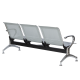 Посетителска пейка  Sonata Blum CR-1030-3, Сребърна, 3 места
