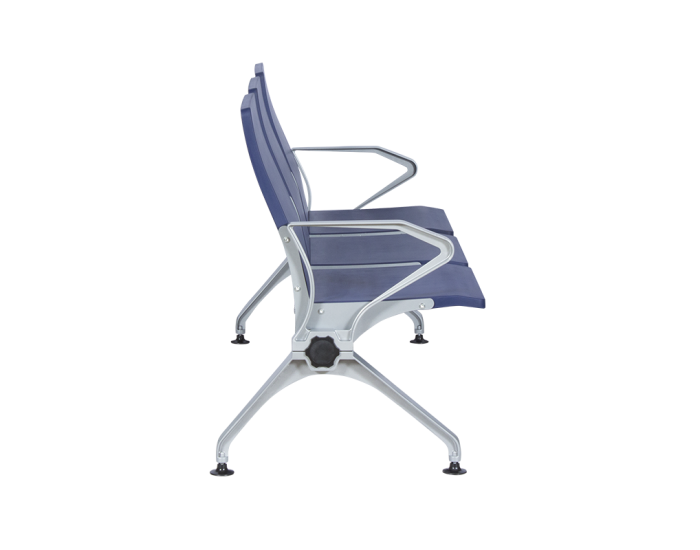Посетителска пейка Sonata Blum CR-1036, 3 места, Синя