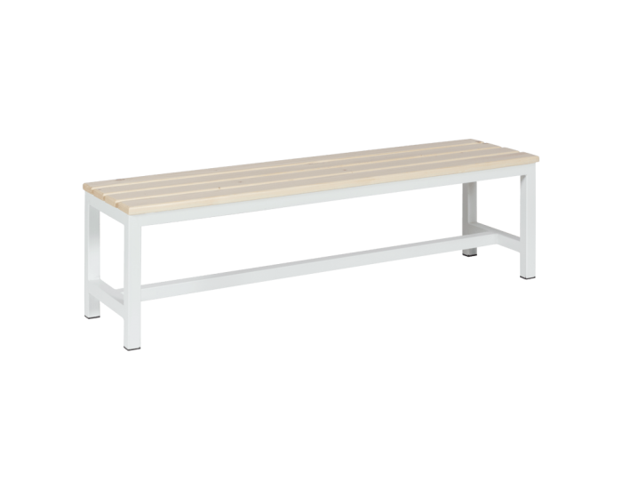 Пейка за съблекалня Sonata Blum, 150-1, 150x40.5x42.5 см, Бяла