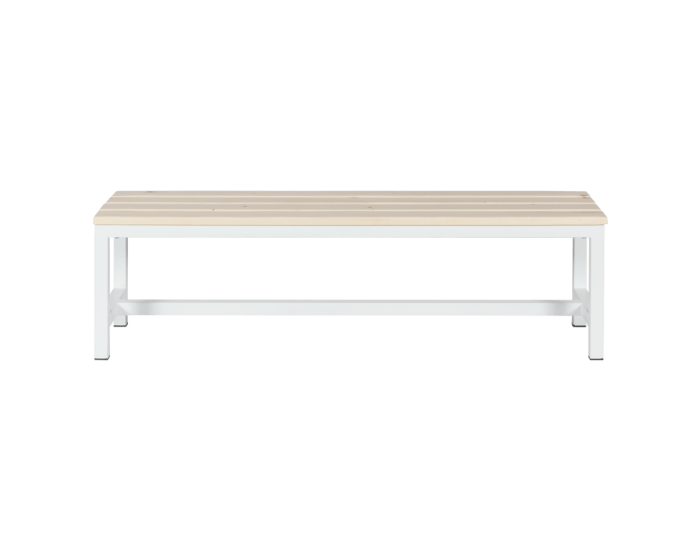 Пейка за съблекалня Sonata Blum, 150-1, 150x40.5x42.5 см, Бяла