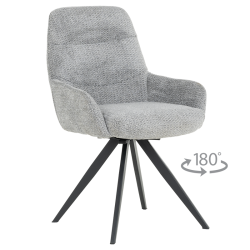 Трапезен стол ASCOT - сив B 90 - Scaune de dining