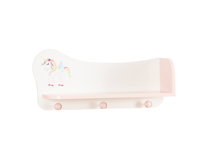 Етажерка за стена Sonata UNICORN, ПДЧ, Илюстриран