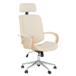 Президентски офис стол Sonata Blum 6404 - бук-крем - Scaune de birou
