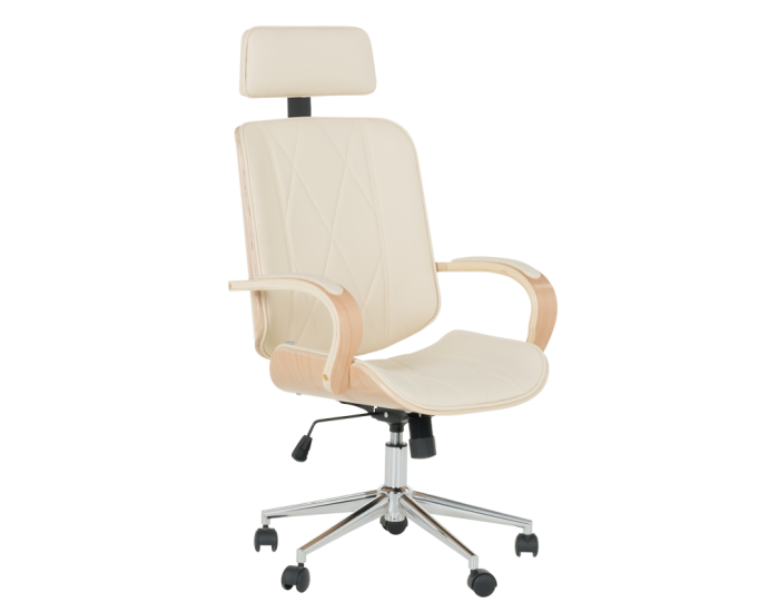 Президентски офис стол Sonata Blum 6404 - бук-крем