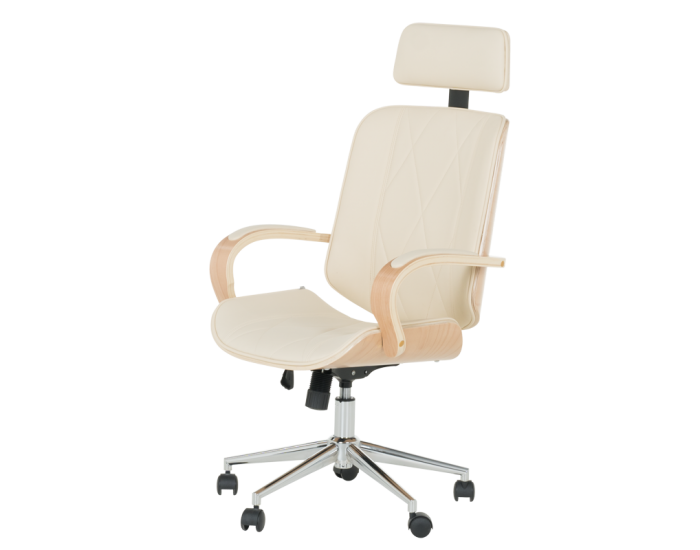 Президентски офис стол Sonata Blum 6404 - бук-крем