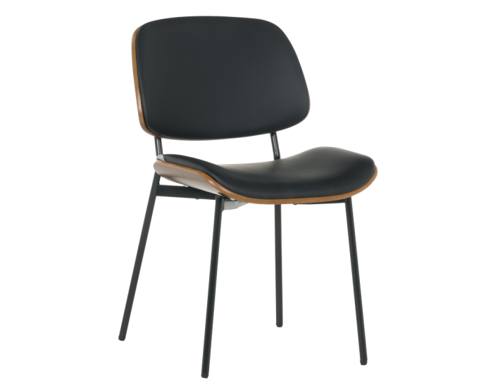 Посетителски стол Sonata Blum 1180 - орех-черен