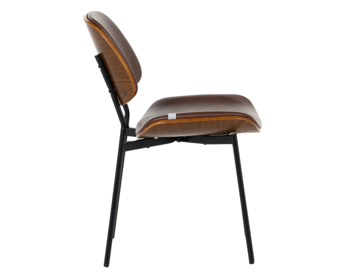 Посетителски стол Sonata Blum 1180 - орех-искрящо кафяв
