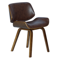 Трапезен стол Sonata Blum 9976 - орех-искрящо кафяв - Scaune de dining