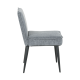 Трапезен стол OSAN - сив R 10
