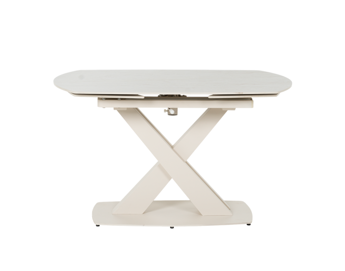 Разтегателна трапезна маса MATEO - крем