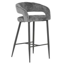 Бар стол BREA 2 - сив - Scaune de bar