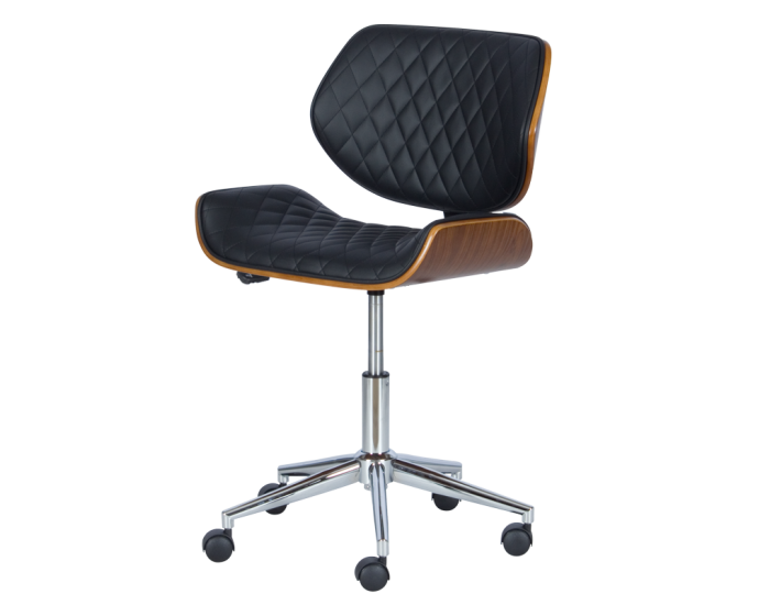 Президентски офис стол Sonata Blum 6410 - орех - черен