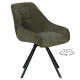 Трапезен стол MARSALA - маслено зелен