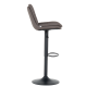 Бар стол CASCADE - тъмнокафяв