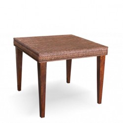 Трапезна маса EX Home модел Ratan, 100 см, Махагон масив - Mese de dining