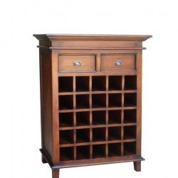 Бюфет за вино EX Home модел Bergamo, Махагон масив - Corpuri, vitrine, biblioteci modulare