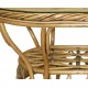 Ратанова маса EX Home модел Twist, 200 см, Естествен ратан