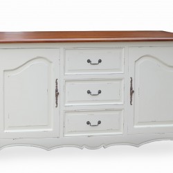 Бюфет EX Home модел Rimini, Бял Антик - Corpuri, vitrine, biblioteci modulare