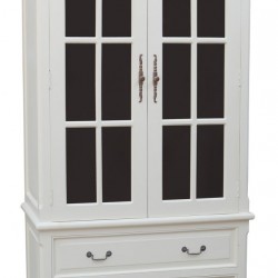 Витрина EX Home модел Rimini КB, 100 см, Бял антик - Corpuri, vitrine, biblioteci modulare