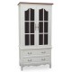 Витрина EX Home модел Rimini КB, 100 см, Бял антик