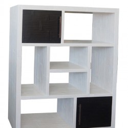Библиотека 2 EX Home модел Infiniti BК, махагон, бамбук - Etajere