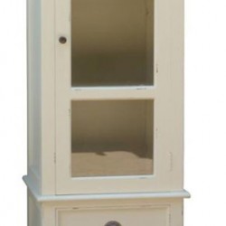 Витрина EX Home модел Bergamo КB, 60 см, Бял антик - Corpuri, vitrine, biblioteci modulare