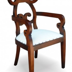 Стол EX Home модел Magnolia АК с подлакътници, Махагон масив - EX Home