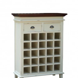 Бюфет за вино EX Home модел Bergamo, Бял - Corpuri, vitrine, biblioteci modulare