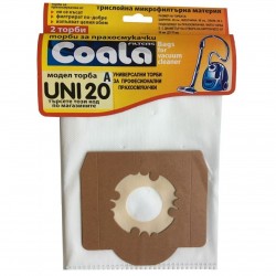 Синтетични торби за прахосмукачка Coala
UNI20-A 2бр - Electrocasnice