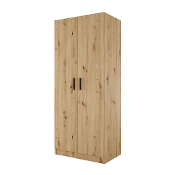 Двукрилен гардероб Мебели Богдан Модел 1007, Дъб артисан - Bogdan Furniture I