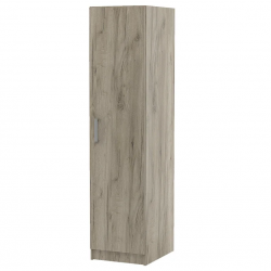 Еднокрилен гардероб Топ 1 А (ЛОСТ + РАФТ), Дъб крафт сиво - Bogdan Furniture Kom