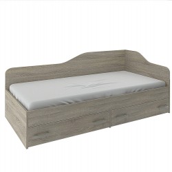 Легло Мебели Богдан модел Nano, с две чекмеджета, 90/190, Дъб сонома - Bogdan Furniture Kom