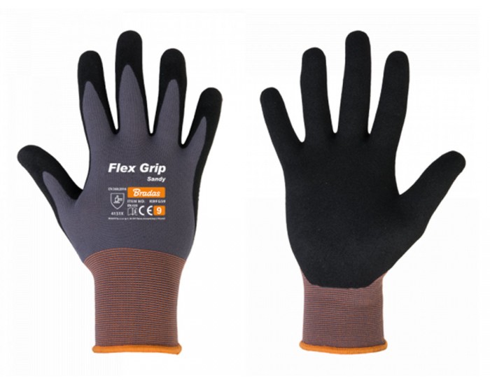 Ръкавици Bradas FLEX GRIP SENDY нитрил, размер 10