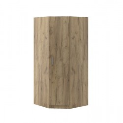 ТОП ЪГЛОВ ГАРДЕРОБ, Дъб крафт Златен - Bogdan Furniture Kom