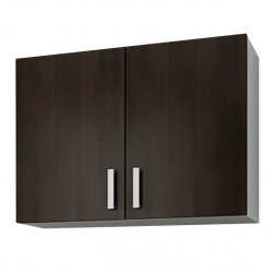 Модул Кети 1 горен шкаф, Бяло и венге - Bogdan Furniture Kom
